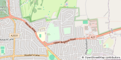 Map of West Sussex