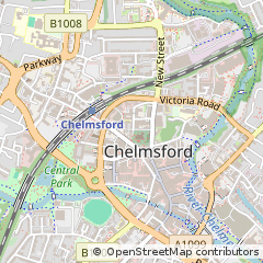 Map of Chelmsford, Essex