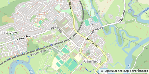 Map of Newport, Gwent