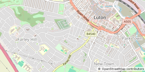 Map of Luton