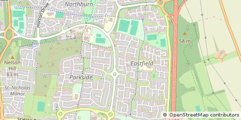 Map of Cramlington