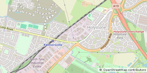 Map of Newcastle Upon Tyne