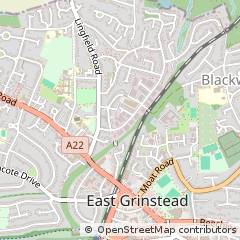 Map of East Grinstead