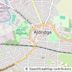 Map of Walsall, West Midlands