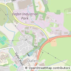 Map of Dafen Llanelli, Carmarthenshire