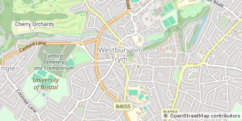 Map of Bristol, Middlesex