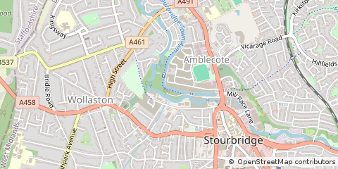 Map of Stourbridge, West Midlands