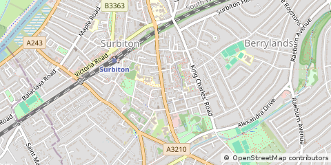 Map of Surbiton