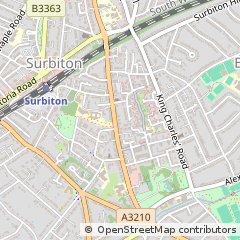 Map of Surbiton