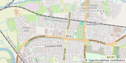 Map of Littlehampton