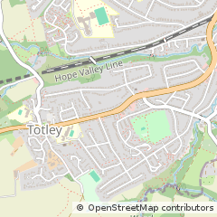 Map of Sheffield, South Yorkshire