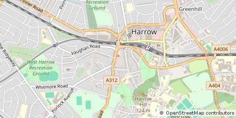 Map of Harrow