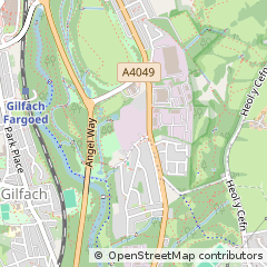 Map of Bargoed