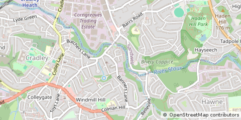 Map of Halesowen