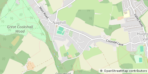 Map of High Wycombe, Buckinghamshire