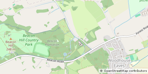 Map of Loughborough, Leicestershire
