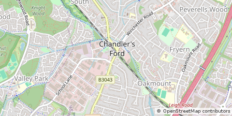 Map of Eastleigh