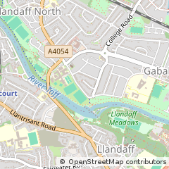 Map of Cardiff