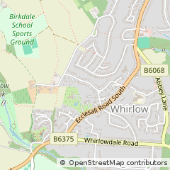 Map of Sheffield