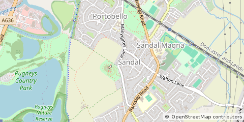 Map of Wakefield
