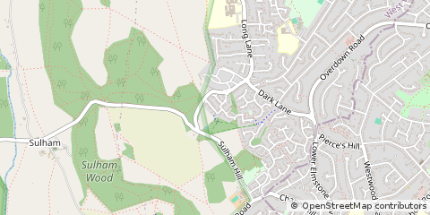 Map of Reading, Berkshire