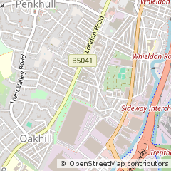 Map of Stoke-on-Trent
