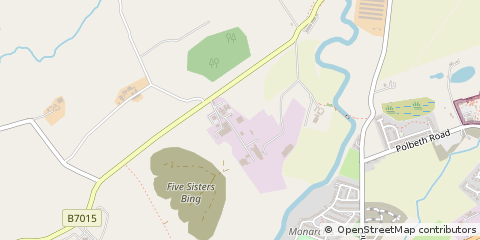 Map of West Calder