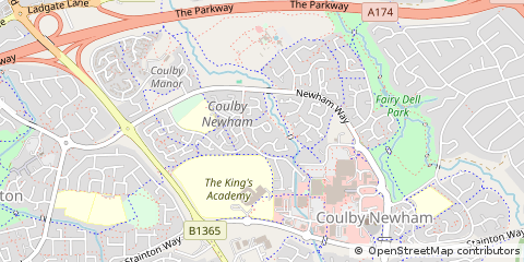 Map of Middlesbrough, North Yorkshire