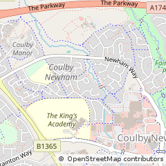Map of Middlesbrough, North Yorkshire