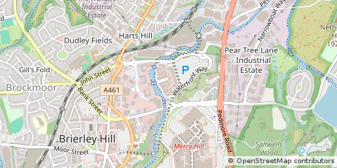 Map of Brierley Hill, West Midlands