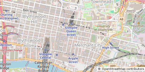 Map of Glasgow