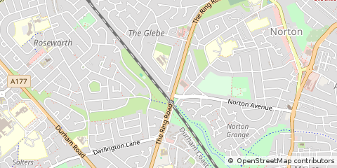 Map of Stockton-on-Tees