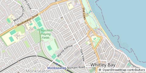 Map of Whitley BAY