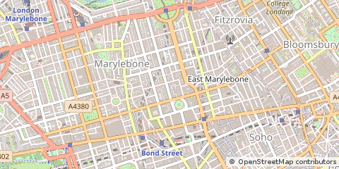 Map of West Central, London