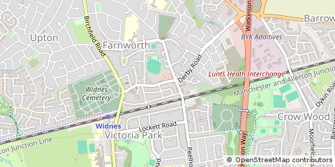 Map of Widnes