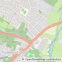 Map of Ferndown, Dorset