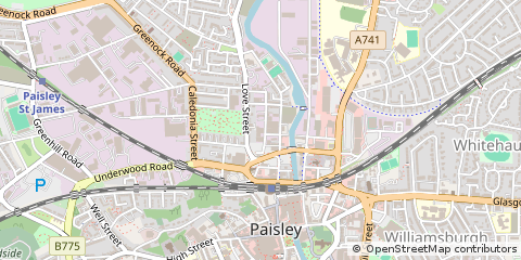 Map of Paisley