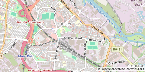 Map of Leeds