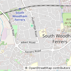 Map of South Woodham Ferrers, Essex