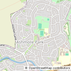 Map of Wolverhampton, West Midlands