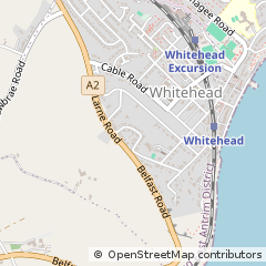 Map of Carrickfergus, County Antrim