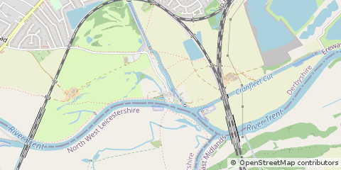 Map of Sawley, Nottingham