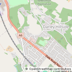 Map of Darley Dale, Derbyshire