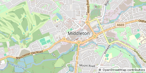 Map of Manchester