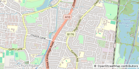 Map of Hertfordshire