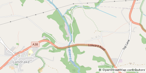 Map of Saltash, Cornwall