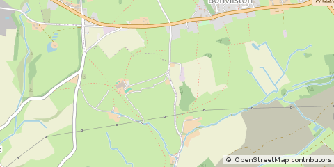 Map of Bonvilston, Vale of Glamorgan