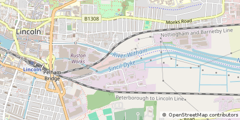 Map of Lincoln