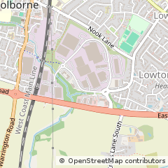 Map of Warrington, Cheshire