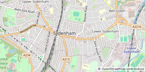 Map of London, West Sussex
